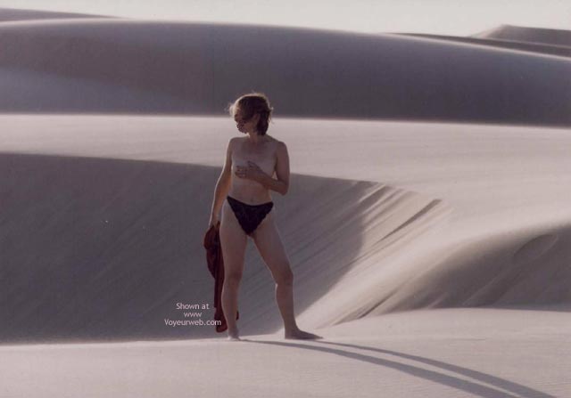 Hiding Breasts With Left Hand , Hiding Breasts With Left Hand, Topless In The Desert, Lost In The Dessert