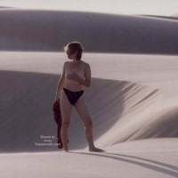 Hiding Breasts With Left Hand , Hiding Breasts With Left Hand, Topless In The Desert, Lost In The Dessert