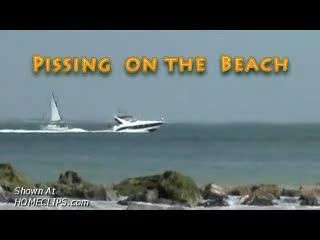 Pic #1*SO Pissing On The Beach
