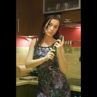 Pic #1Playing With Cucumber...