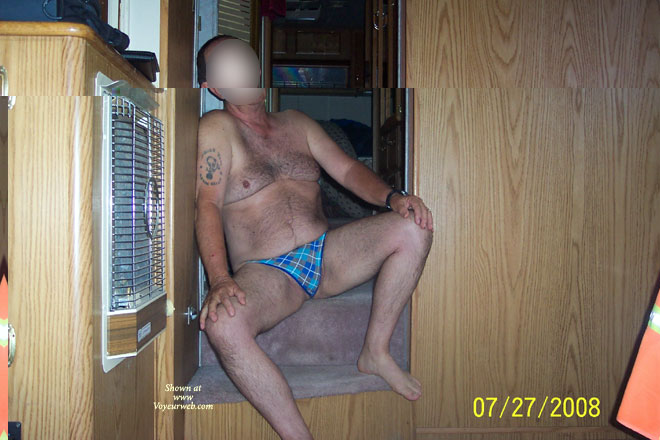 Pic #1Mikey's New Thong Swim Suit
