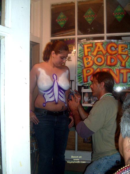 Pic #1 Titty Painting In Public