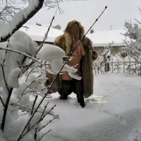 Caty And The Olympic Mountains