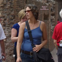 Pic #1Upskirts &amp; Nipthru In Rome (2)