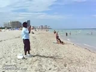 Pic #1Me Topless On South Beach 1