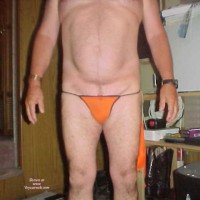 Mikey Shows His Orange Panties