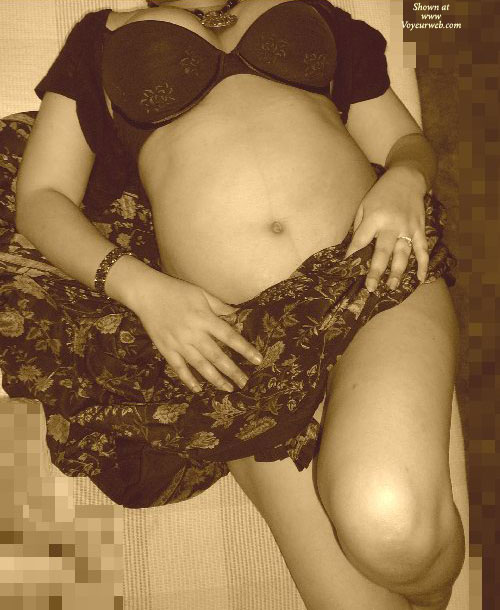 Pic #1Euro-Bangla Saree In Sepia (Part-2)