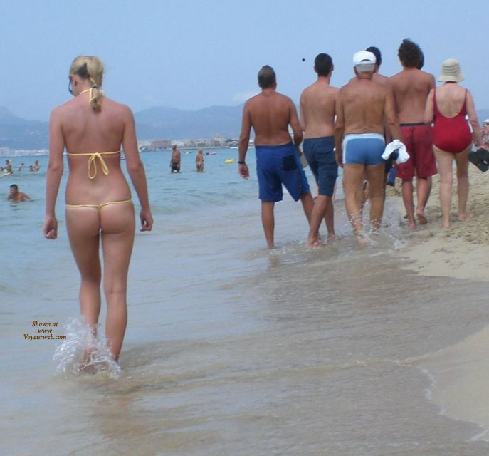 Pic #1String Teen At The Beach