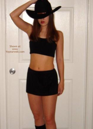 Pic #1Sexy Cowgirl In Black