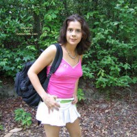 Haylee Jogging In The Park