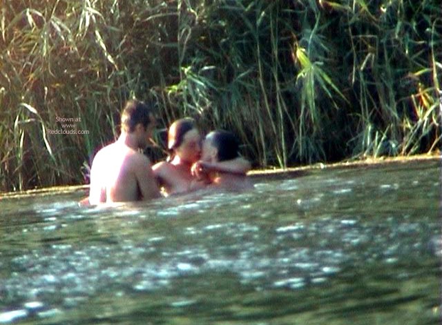 Pic #1Voyeur Group Sex At River