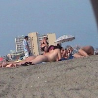 Three Girls In The Nude Beach