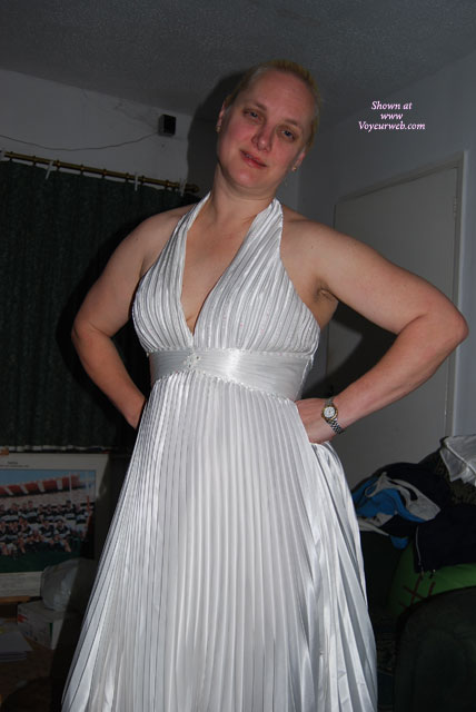 Pic #1 In Her Marilyn Monroe Dress