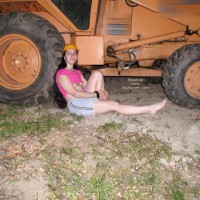 Kajira'S 1st Contri With Big Tonka Toy