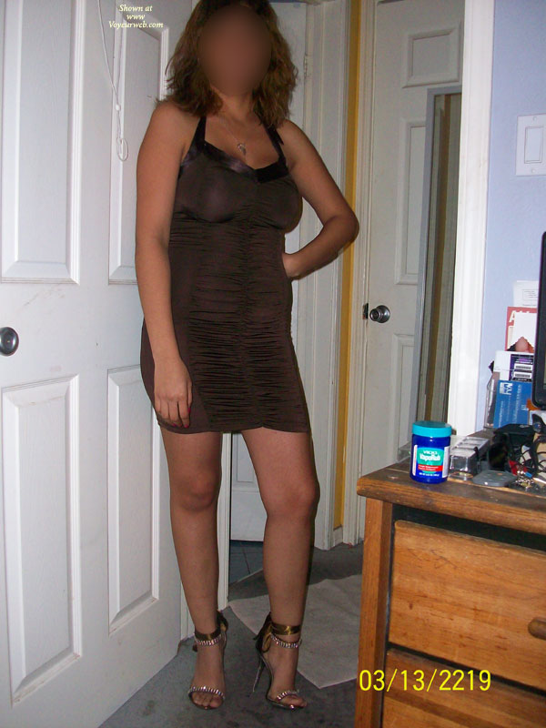 Pic #1 Nina In Her Sexy Heels And Club Dress