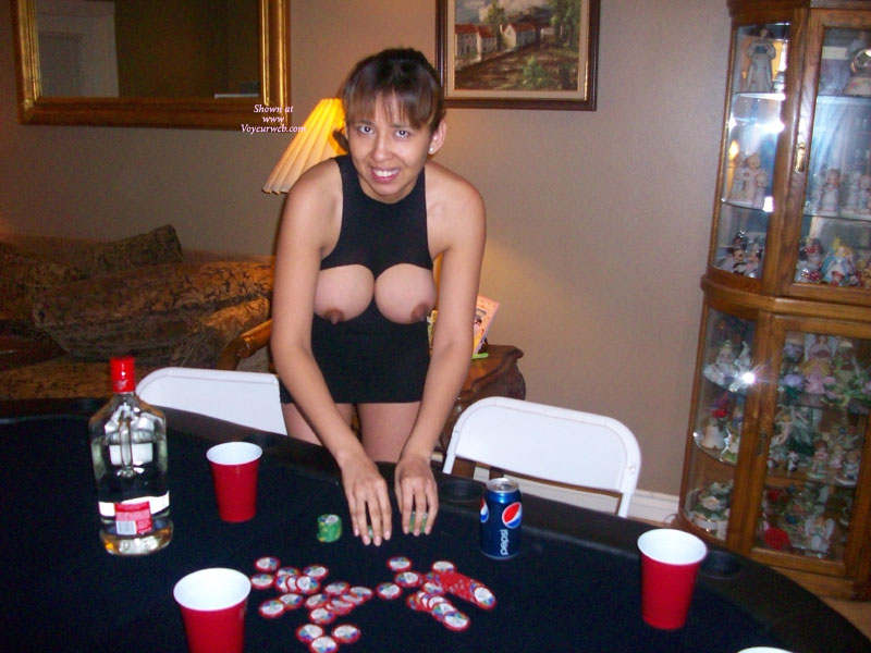 Pic #1HW Nina Latina Cleaning Poker Table