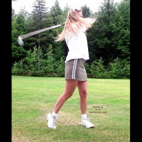 Julie Gone Golfing