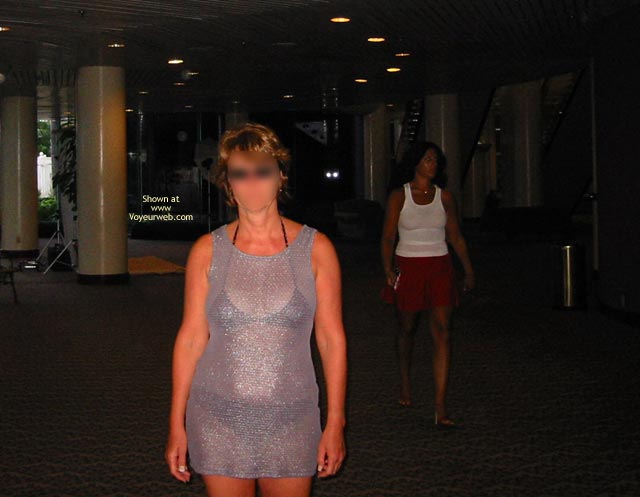 Pic #1Renee In A Transparent Dress
