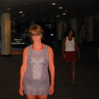 Renee In A Transparent Dress