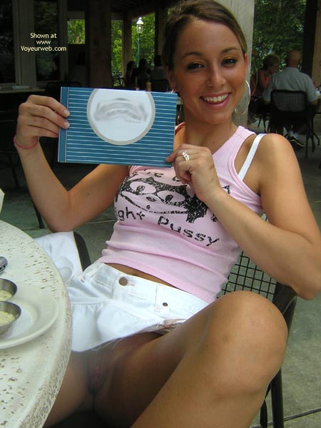 Girlfriend No Panties Restaurant - Brunette Hair, Flashing, Girlfriend Pussy, Naked Girl , Flashing Pussy, White Bra, Hoop Earrings, White And Pink, Open Invatation, Pantyless Girl At Restaurant, Tight Pussy Pink Tank Top, Pussy Flash At Restaurant, White Mini